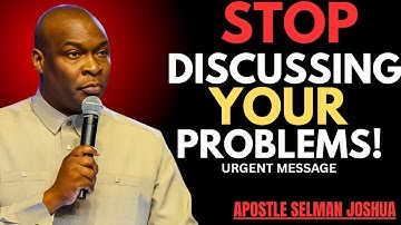 STOP MET HET BESPREKEN VAN JE PROBLEMEN | APOSTEL JOSHUA SELMAN 2025 Krachtige preek | Reign & Glory