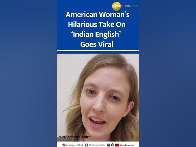 Viral video : American Woman’s Hilarious Take on 'Indian English' has Internet in splits
