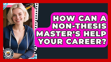 How Can A Non-thesis Master