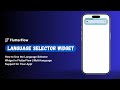 How to Use the Language Selector Widget in FlutterFlow | Multi-language Support for Your App!