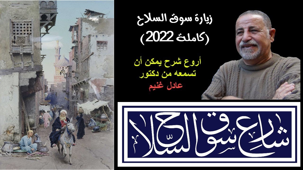 شارع سوق السلاح .. شارع يعود تاريخه إلى 700 عام .. دكتور عادل غنيم