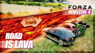 Forza Horizon 4 - The Road is Lava Challenge!