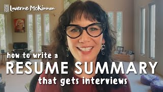 Details How to Write A Resume Summary That Gets Interviews | The Highlight Reel Strategy Update