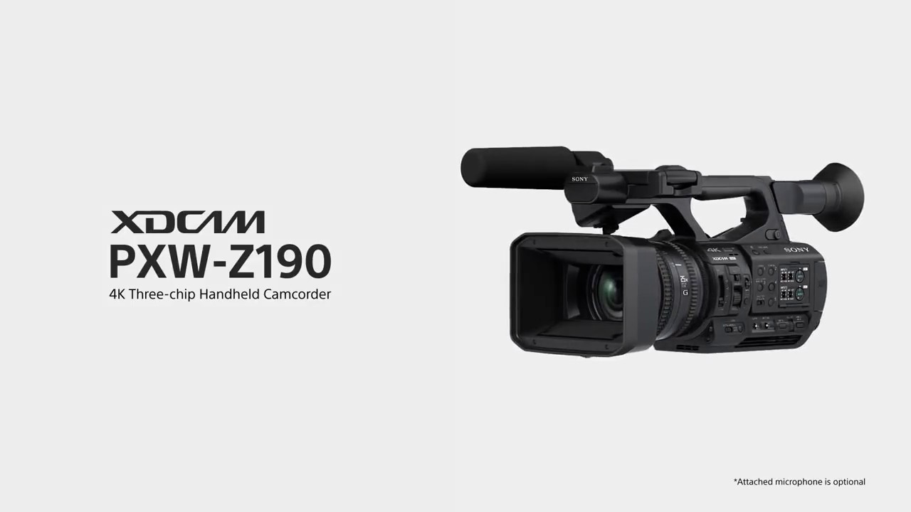 Sony PXW Z190 video introduttivo - YouTube
