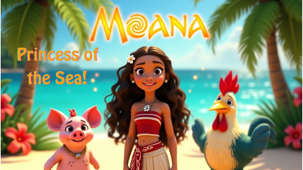 🌊✨ “Moana Princess of the Sea | Magical Disney-Style Kids Song🏝️🐚