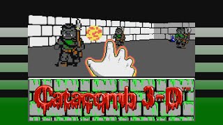 Catacomb 3-D (PC) Gameplay (Wolfenstein 3D Predecessor!)