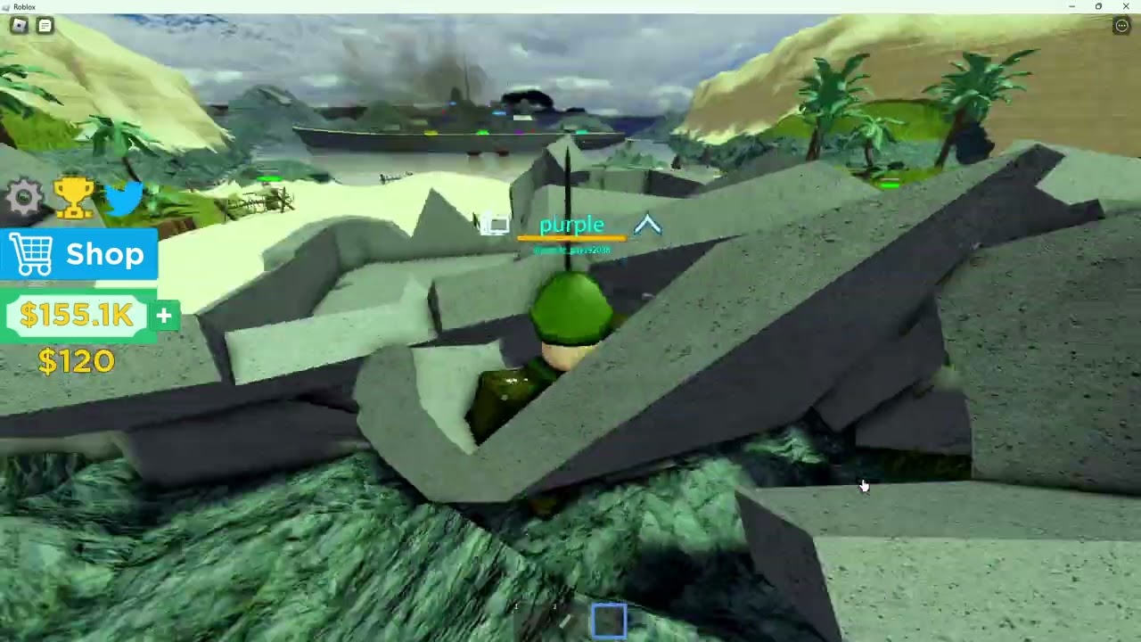 funny little glitch in war simulator