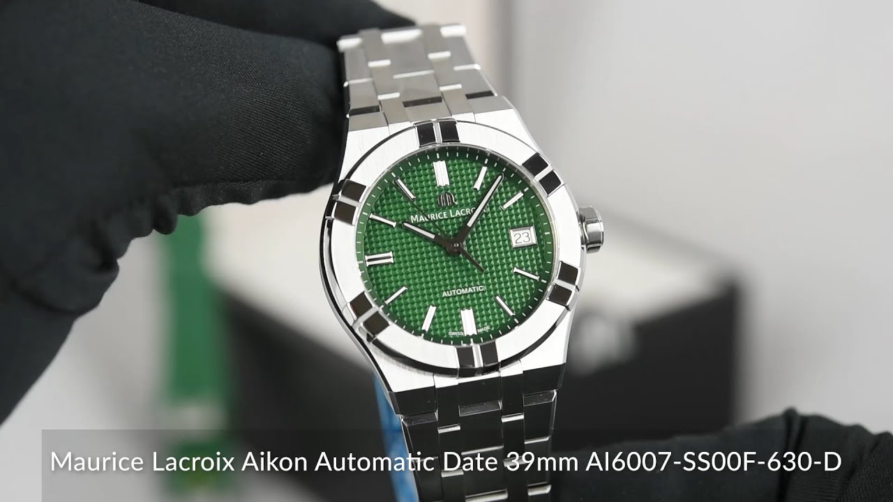 Maurice Lacroix Aikon Automatic Date 39mm AI6007-SS00F-630-D - YouTube