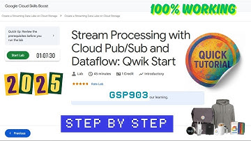 Stream Processing with Cloud Pub/Sub and Dataflow: Qwik Start || GSP903 || #qwiklabs #arcade