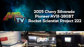 Car stereo installation on this Chevy Silverado with Pioneer in Los Angeles
