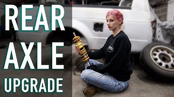 VW MK1 Rabbit Rear Axle Conversion {Leaf Spring Suspension Upgrade}