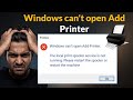 Fix The Local Print Spooler Service is Not Running - Windows Can't Open Add Printer - 2026 - Windows