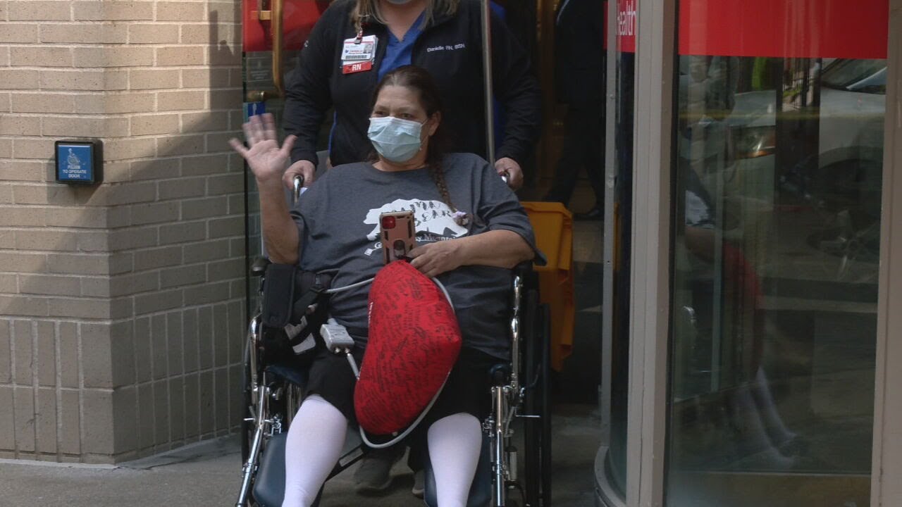 First woman in the world to get totally artificial heart discharged from UofL Health