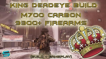 The Division - 1.6 Deadeye Build |9300 Firearms | Insane M700 Carbon Teamwork Play(Build + Gameplay)