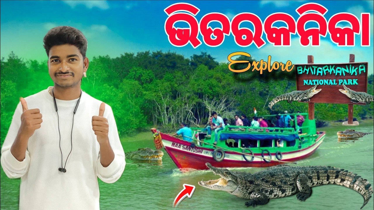 The World's Largest Crocodile in Bhitarkanika! 😱 Saw the World's Largest Cr..