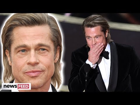 Brad Pitt Gives Shoutout To Kids After Oscars Win!