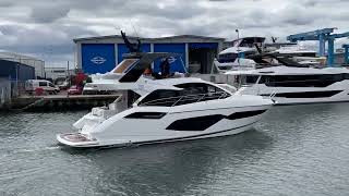 Sunseeker: Manhattan 55 (Berthing after morning sea trial)