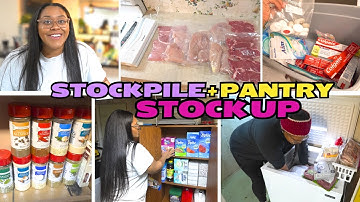 START A PANTRY BEGINNER STOCKPILING: STOCK, HAUL AND ORGANIZE WITH ME!