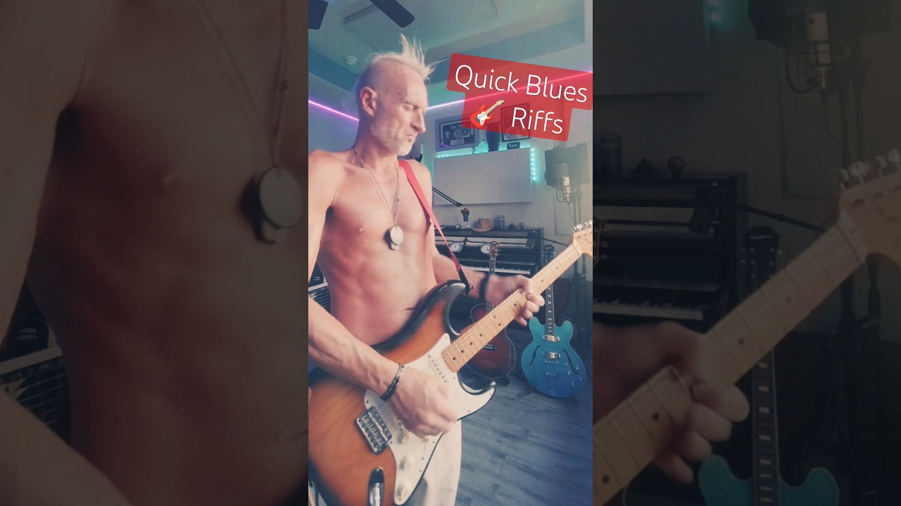 ‼️MUST LEARN ESSENTIAL BLUES🎸 GUITAR LICKS - 