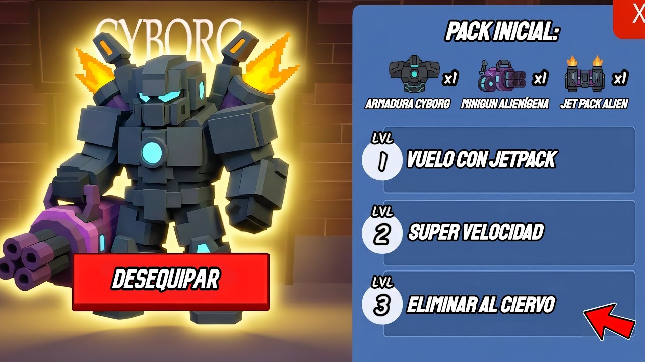 Mejoré la CLASE CYBORG en 99 Noches en el Bosque!