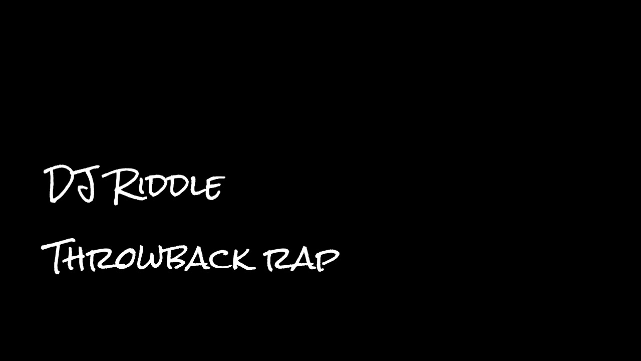 DJ RIDDLE REAL GEN X RAP - YouTube