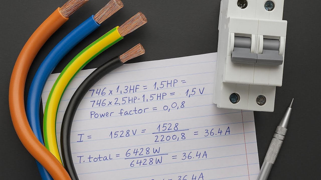 شرح حساب الاحمال الكهربائية بكل سهولة| شرح حساب احمال المنزل