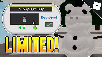 How to get the SNOWPIGGY TRAP in PIGGY | Roblox