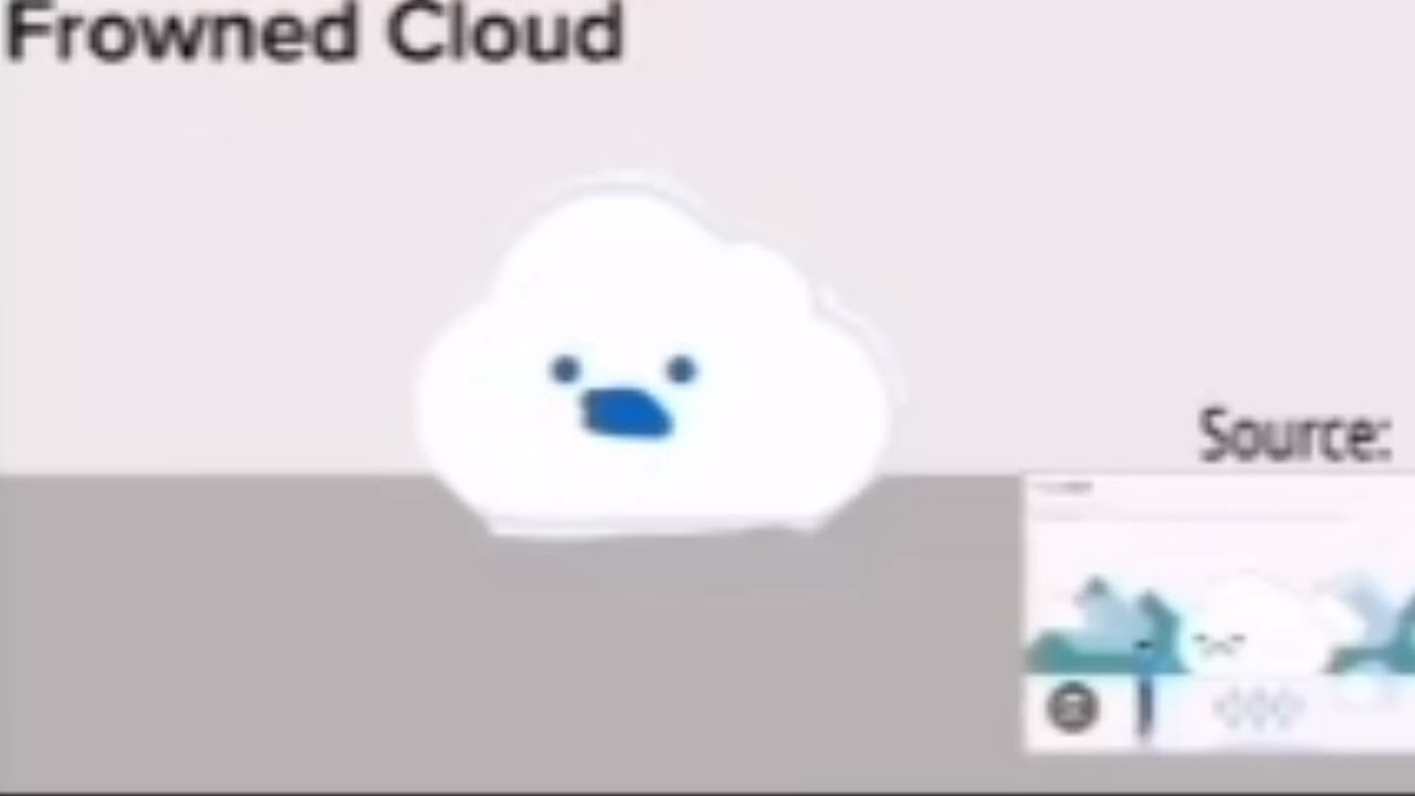 Something went wrong island Frowned cloud (ANIMATED) 