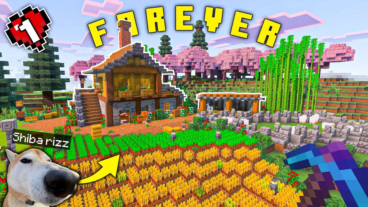 A Fresh Start ! Minecraft Forever World – Episode 1 - YouTube