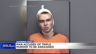 Man accused of triple murder to be arraigned