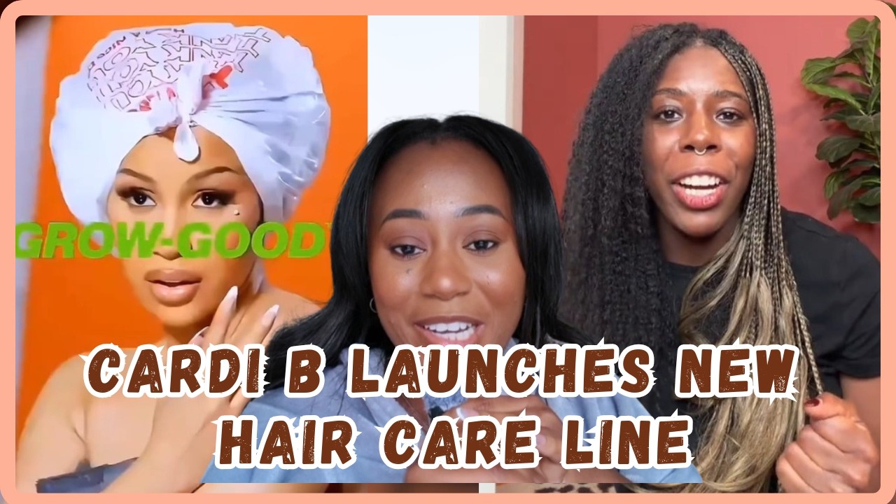 Реакция людей на запуск Карди Би средства по уходу за волосами Grow Good — вирусное видео.