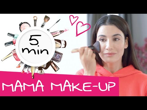 Meine 5 Minuten Make-up Routine für Mamas | Wenn du morgens keine Zeit hast | Mama Alltag