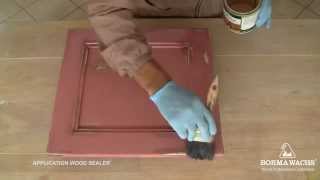 Нанесение эффекта SHABBY шеби прованс видео Буфет состаренный