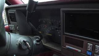 94 Chevy Pickup-Find The Factory Tach Wire