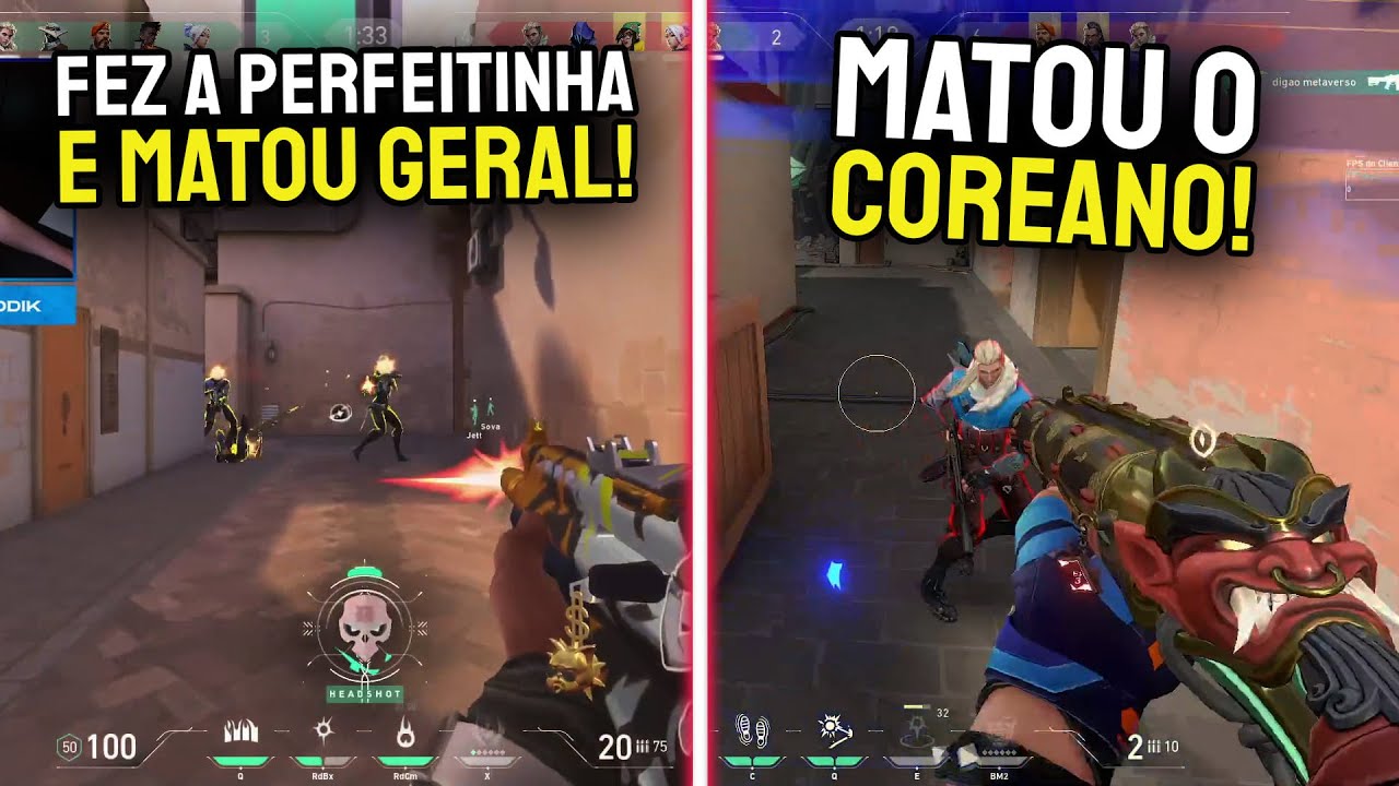 Tck ENSINOU a perfeitinha e garantiu o round! Corea MORRENDO pro main Yoru! KKK - Cortes do Valorant