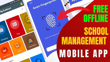 Offline school management system || School Management Mobile app