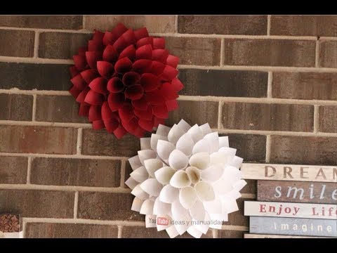 Vídeo: Flors De Paper D'alumini De Bricolatge