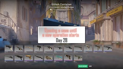 Opening a case until a new CS2 operation starts - Day 28