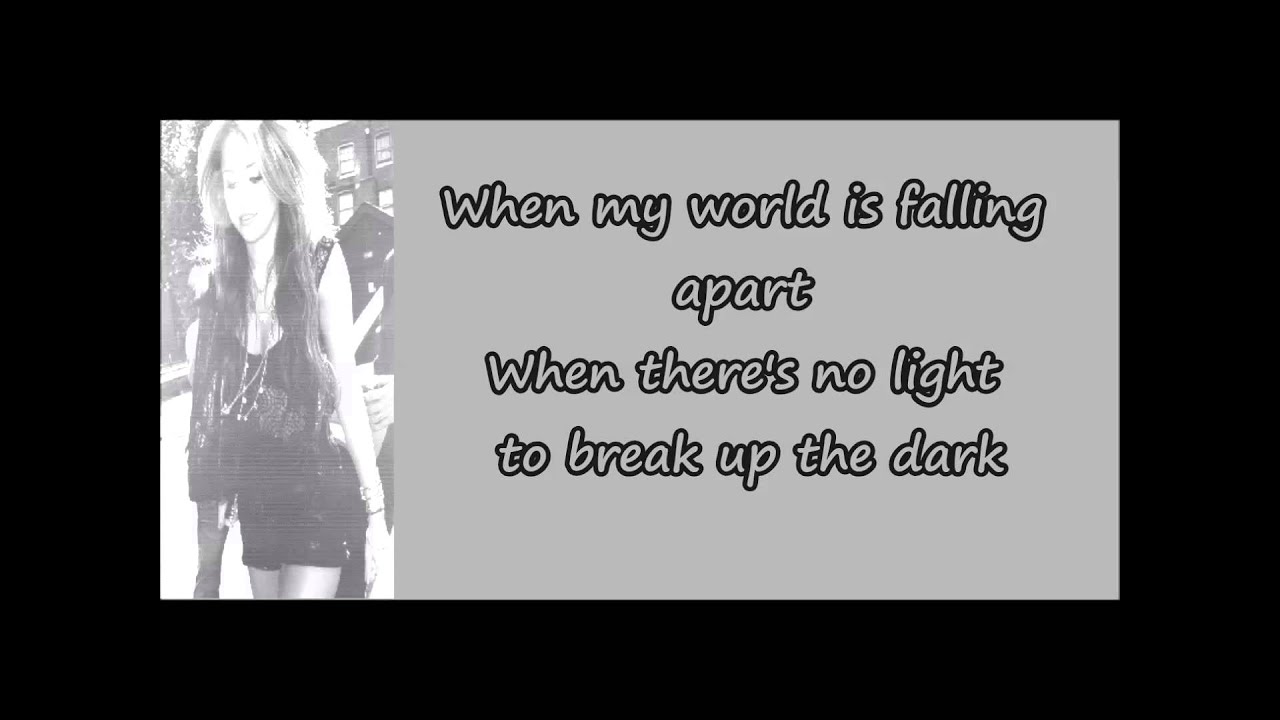 Miley Cyrus when I Look At You Lyrics - YouTube