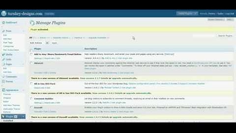 Installing a Wordpress Plugin