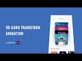3D Card Animation in Adobe XD | 3D Transforms | Auto Animate