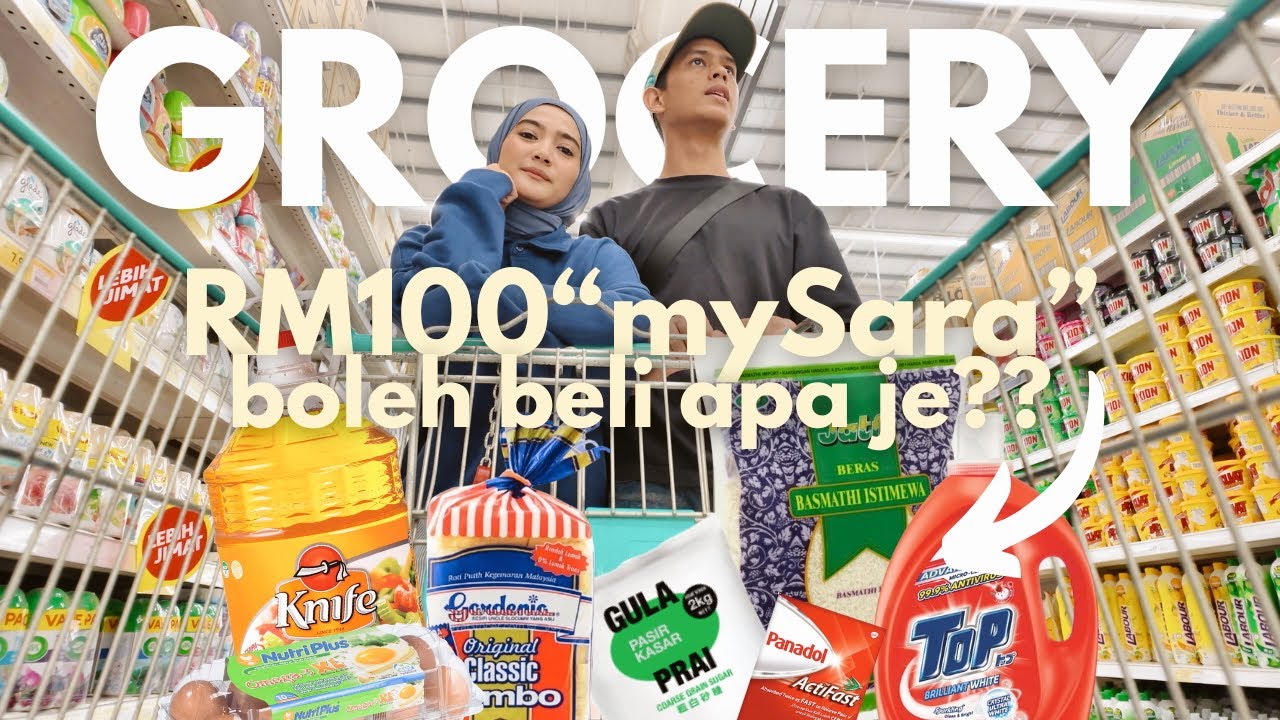 KITORANG PERGI GROCERY STORE GUNA DUIT KERAJAAN! 🫣🙂‍↔️💵