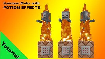 Tutorial: Summon mobs with custom Potion effects and attributes in minecraft 1.7
