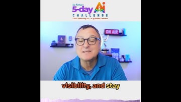 Join Our 5-Day AI Challenge to Revolutionize Your Business! #video