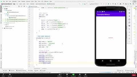 Kotlin (estructura de datos y clases)