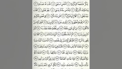 سورة عبس | سعد الغامدي Surat 'Abasa