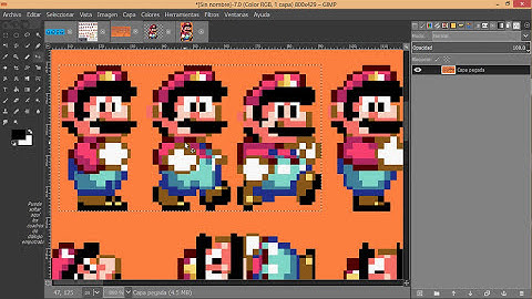 Mario run Game tutorial for App Inventor | getting mario sprites part 02 | gimp