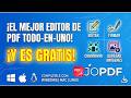 ¡El MEJOR Editor de PDF GRATIS! 🚀 (Edita, Firma y Comprime) | JOPDF para Windows, Mac y Linux