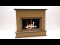 How to make a fireplace out of cardboard Decorative fireplace out of cardboard