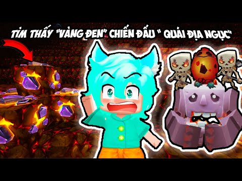 Đã Tìm Thấy "Vàng Đen" Đại Chiến "Quái Địa Ngục" - Mini World Sinh Tồn Hư Không | Tập 11 | Yabun